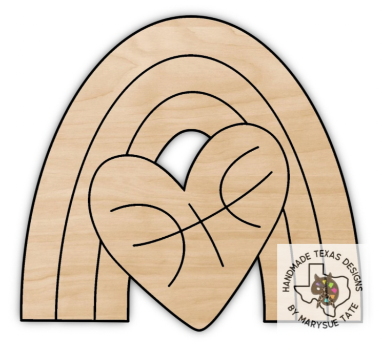 Basketball Rainbow - Handmade Texas Designs