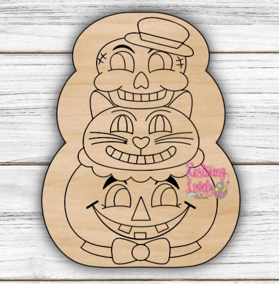 Vintage Halloween Stack - Restoring Lovely