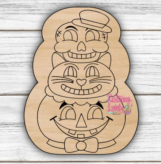 Vintage Halloween Stack - Restoring Lovely
