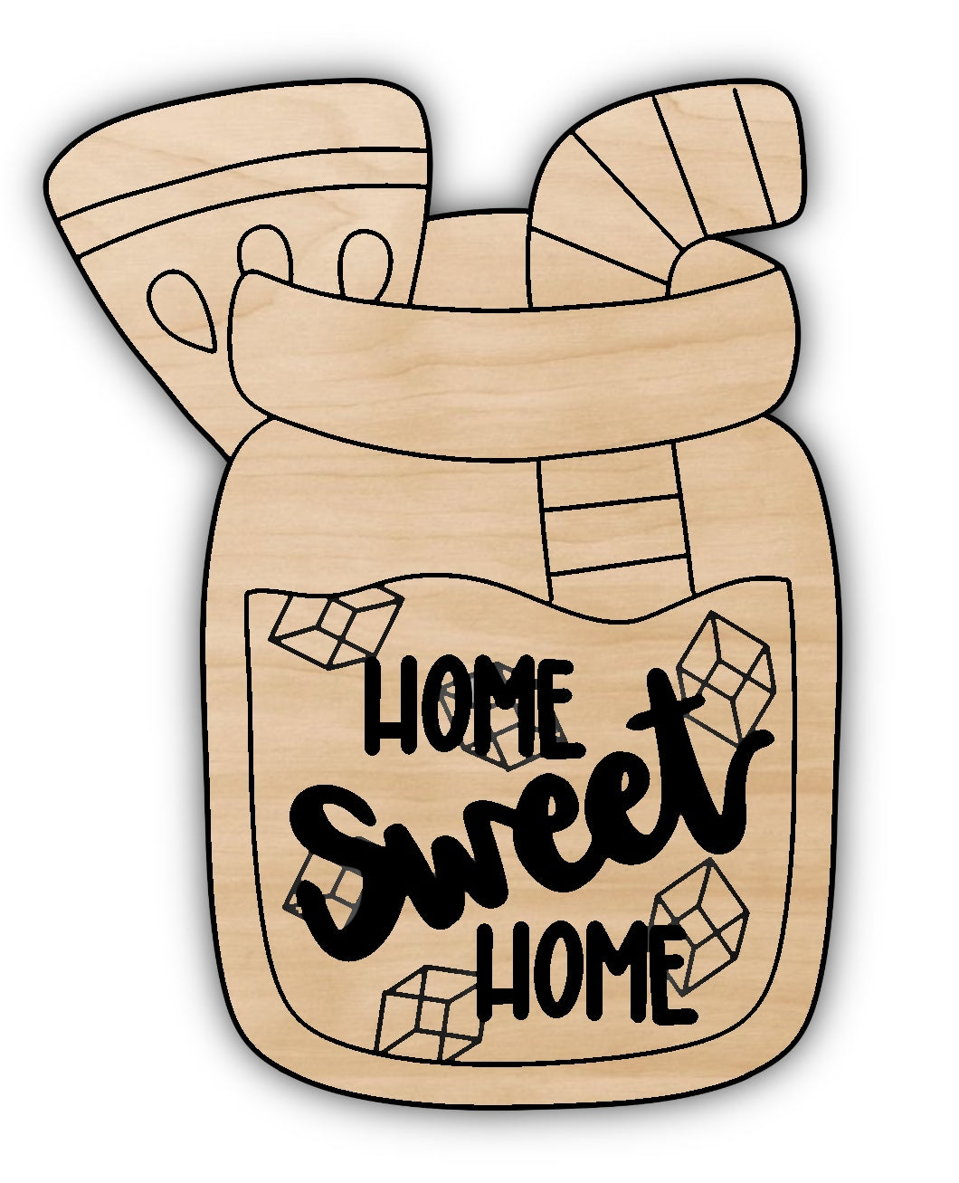 Watermelon Mason Jar  - Handmade Texas Designs