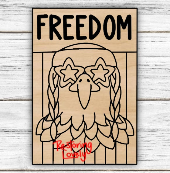 Willie Patriotic Eagle - Restoring Lovely