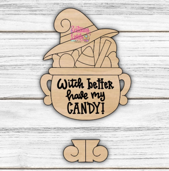 Witch Candy Cauldron - Restoring Lovely