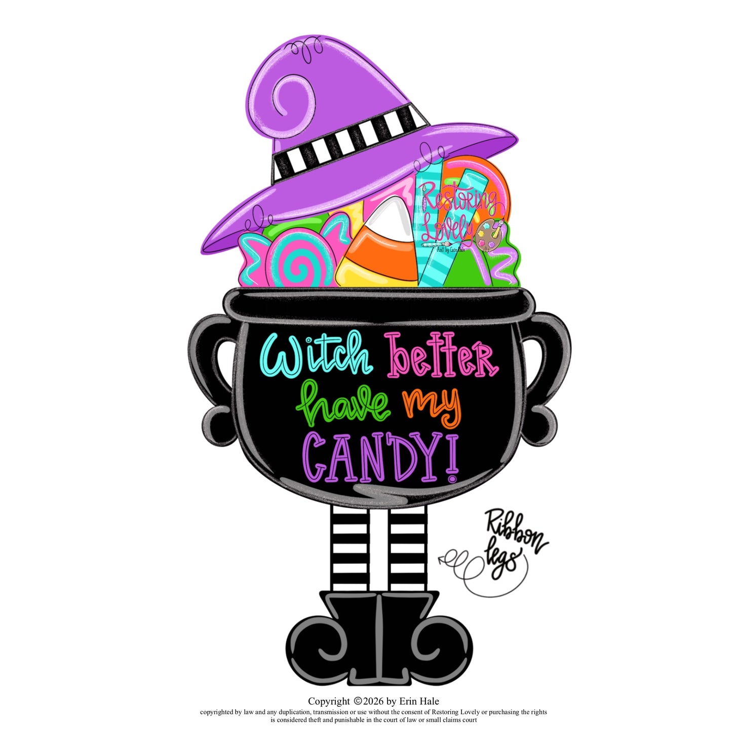 Witch Candy Cauldron - Restoring Lovely