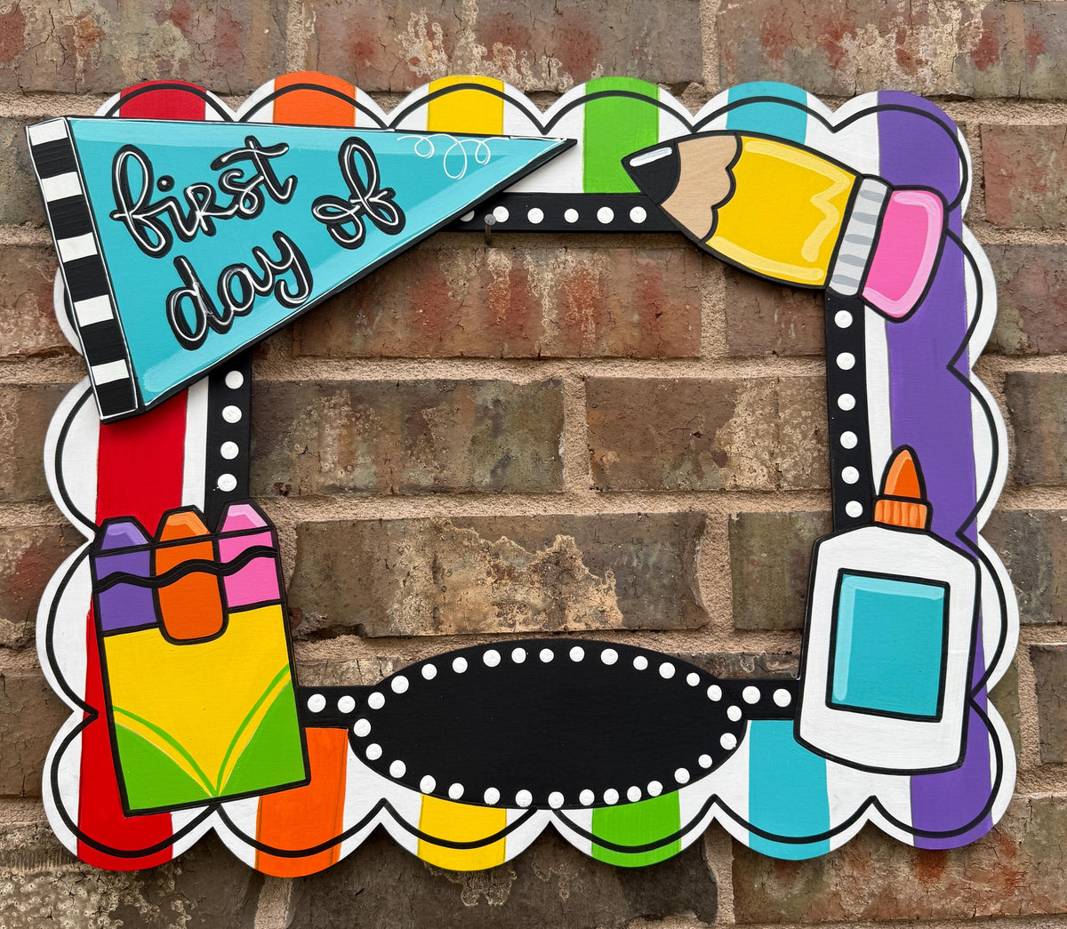 First and Last Day of School Sign, Photo Prop, 18”x21”
