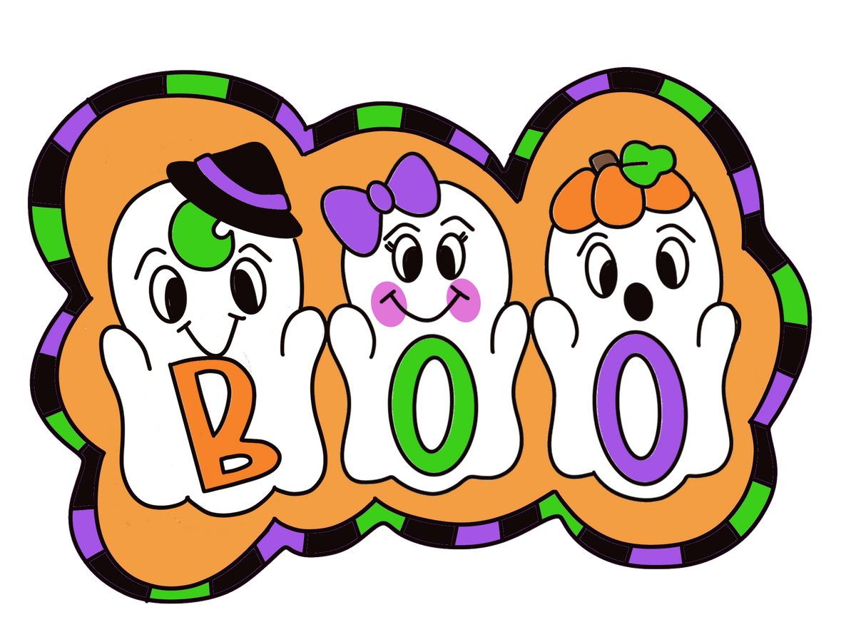 Boo Ghosts - Painted Beauty Designs
