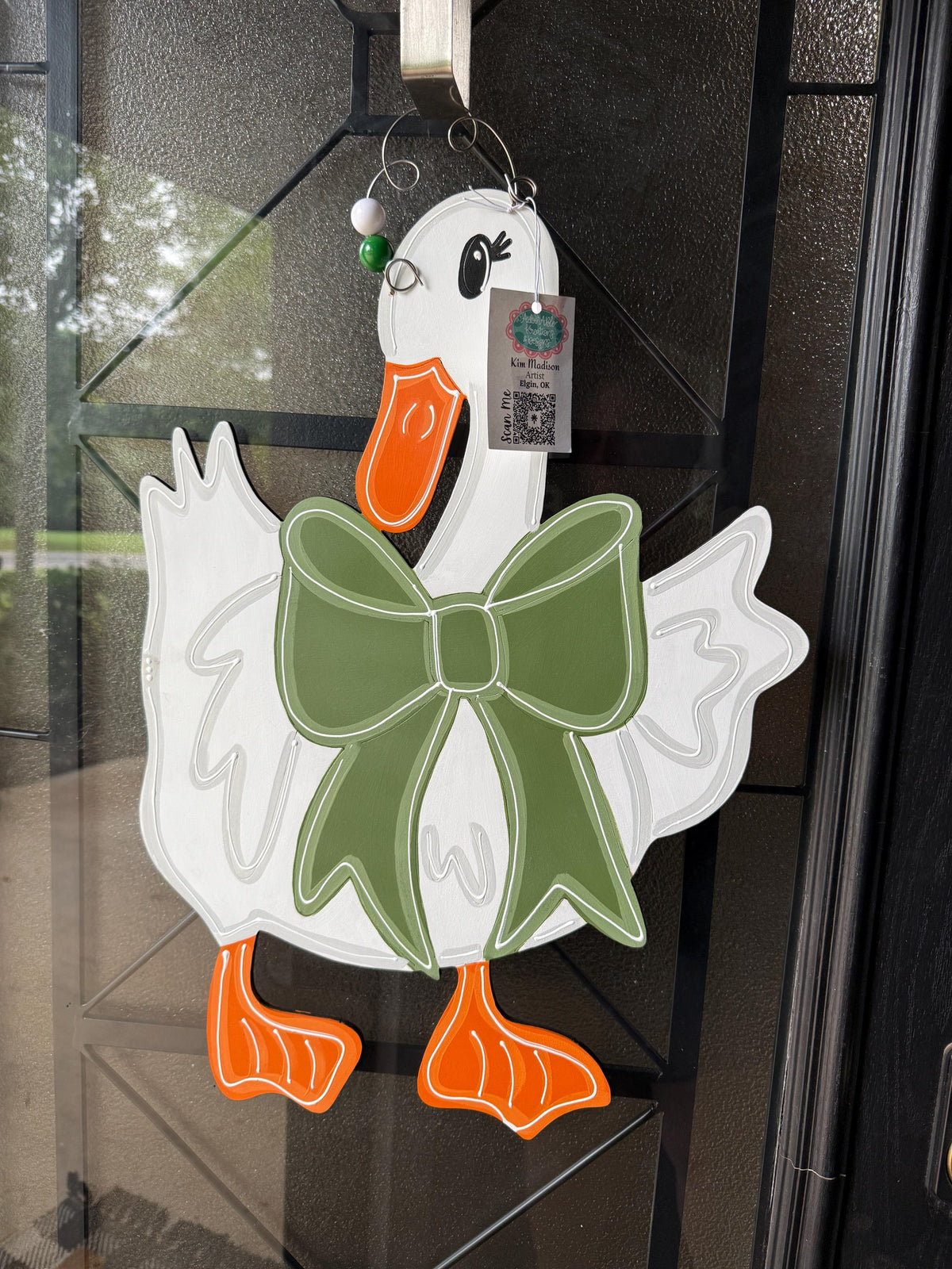 Porch Goose Door Hanger, (16"x22")