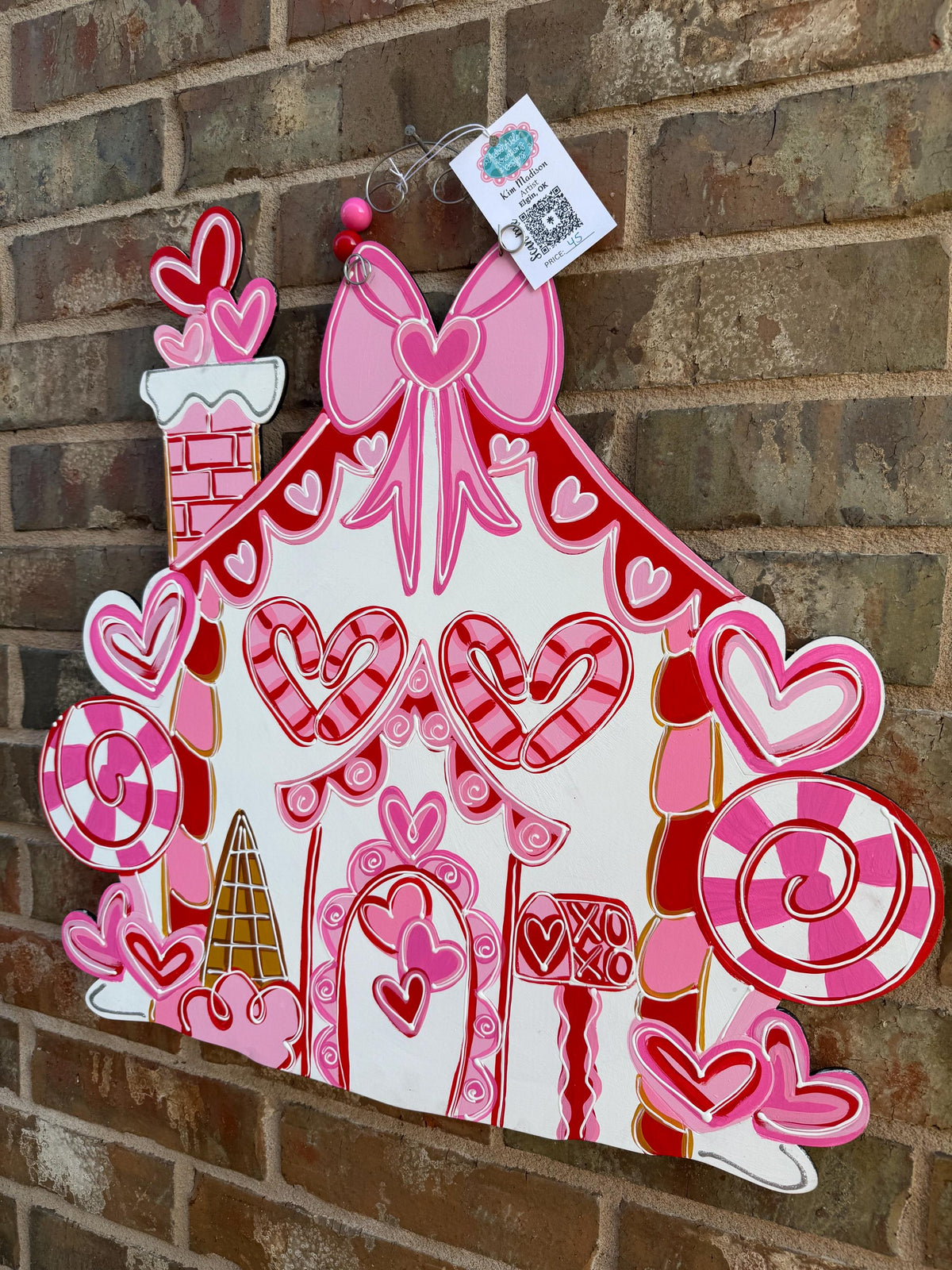 Love Shack door hanger, 22"x23"
